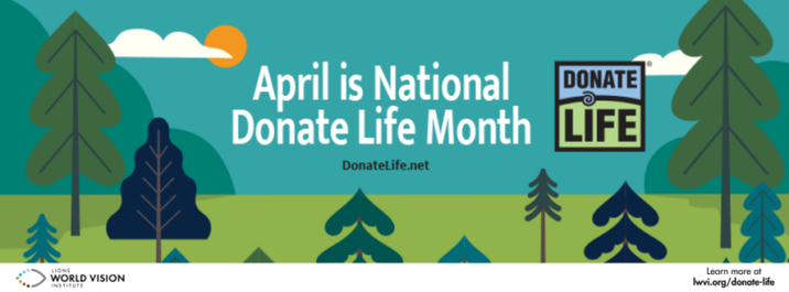 April is National Donate Life month image