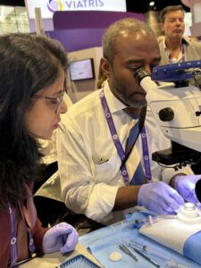 Dr Soosan Jacob - Dr Brian Armstrong lab training