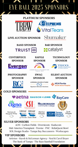 Eye Ball Sponsors 2025 Flyer